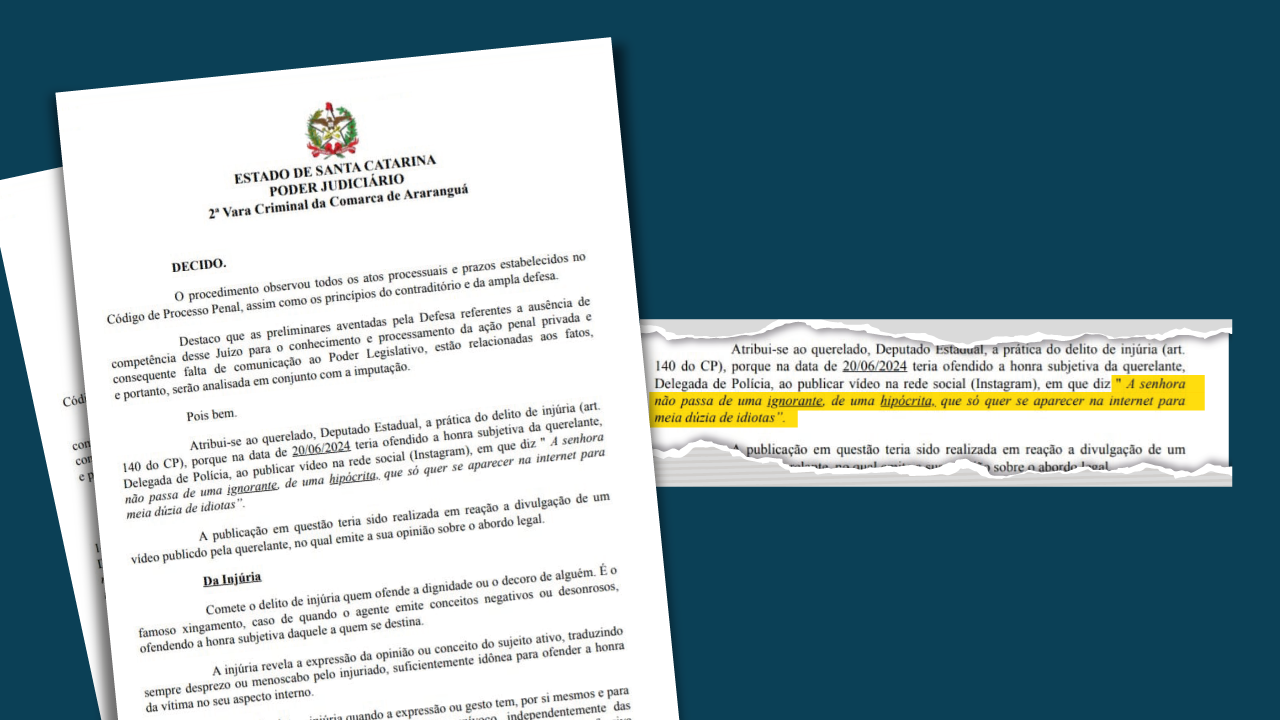 Deputado Condenado por Injúria